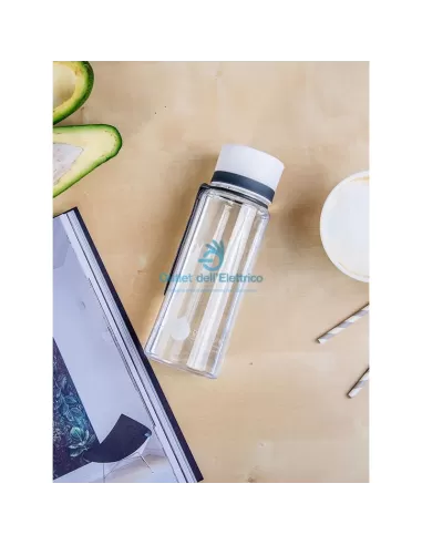 Equa BPA-freie Plastikwasserflasche 600 ml weiß